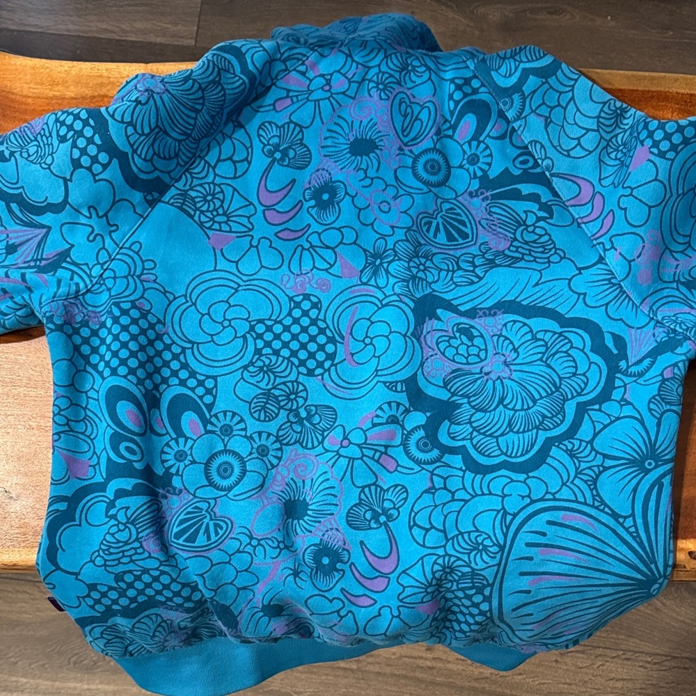 Floral Blue and Purple Top NIKE